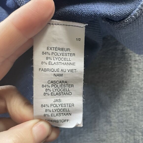 Vuori Austin Hoodie Mens Medium Blue long Sleeve Pullover Sweatshirt V254 - Picture 7 of 11